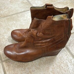 Frye Carson Wedge Bootie